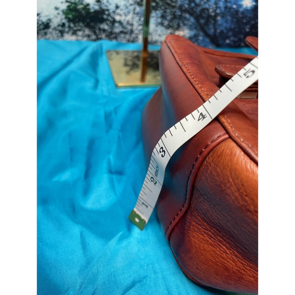 Women's M.C. Brown Leather Crossbody Bag - Picture 16 of 16